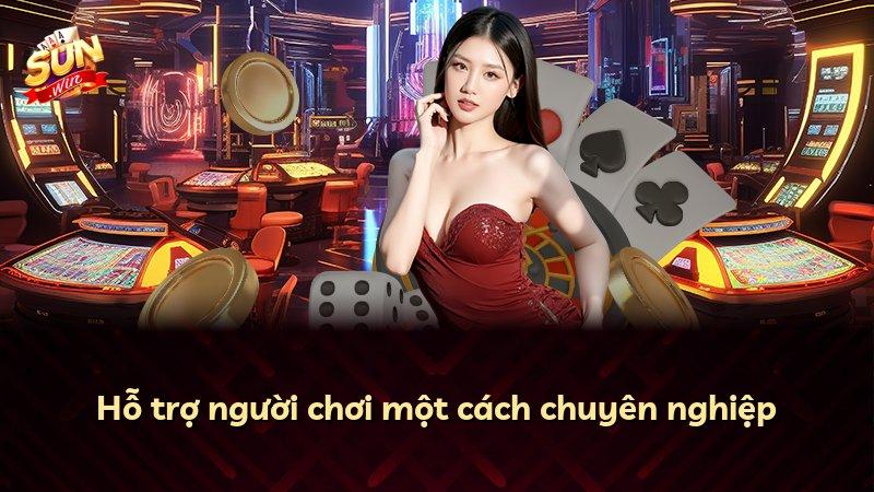 Hỗ trợ người chơi một cách chuyên nghiệp
